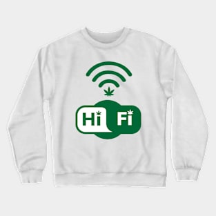 Hi Fi Parody Logo Crewneck Sweatshirt